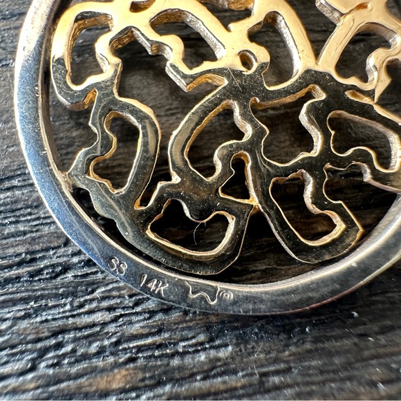 The Golden Bear Sterling Silver & 14K Gold Pendant Necklace (Discontinued) - Picture 4 of 5